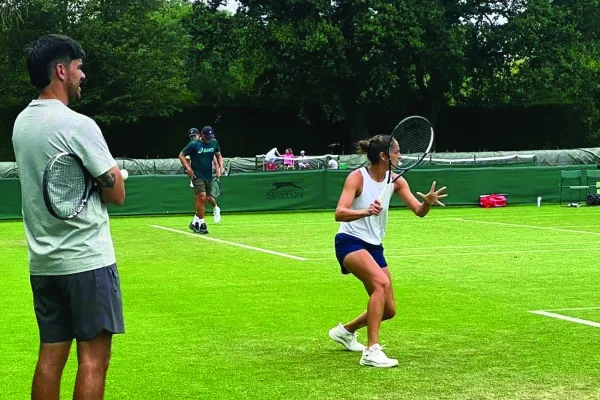 Wimbledon: Ortenzi se entrena a la espera de conocer su rival en la qualy