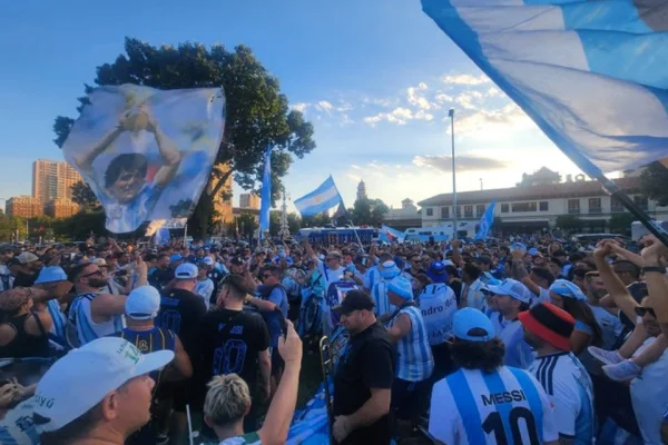 Mundial 2026: impresionante banderazo argentino en la previa del duelo ante Austria