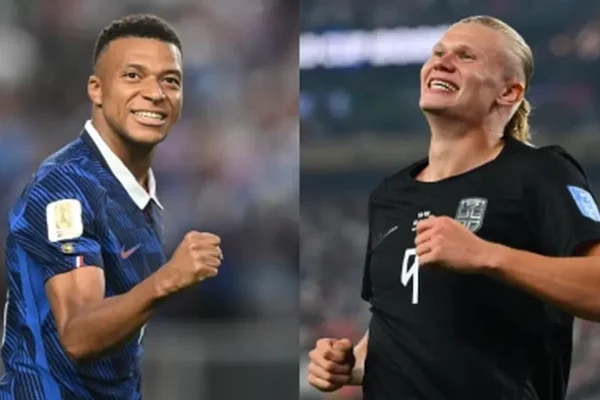 Francia y Noruega en 16avos gracias a los dobletes de Mbappé y Haaland