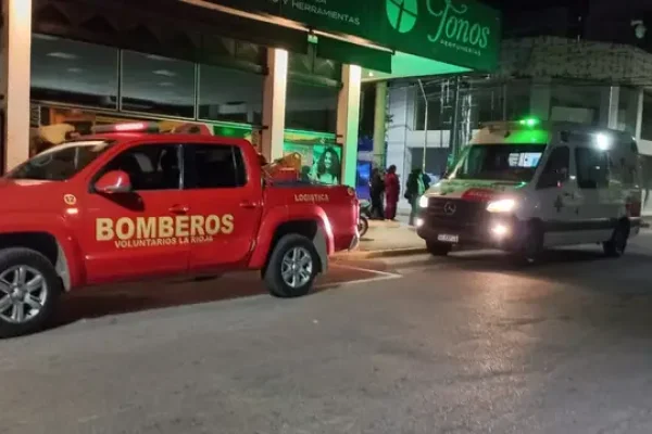 Accidente en pleno centro dejó a un joven hospitalizado
