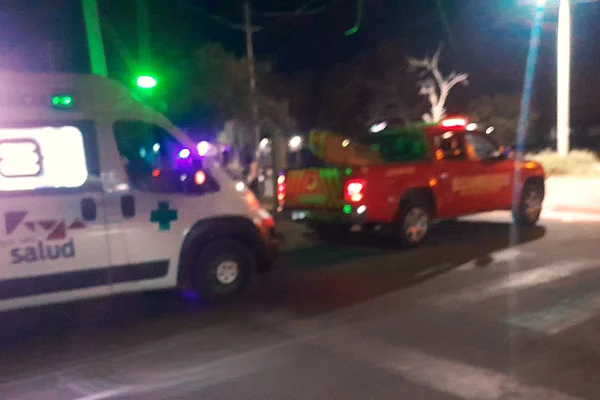 Una menor resultó herida tras caer de una moto en la Avenida Malvinas Argentinas
