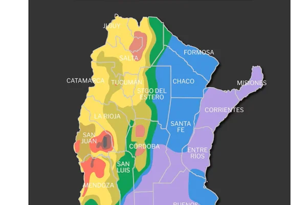 La Rioja en nivel tres en las zonas de sismos en Argentina
