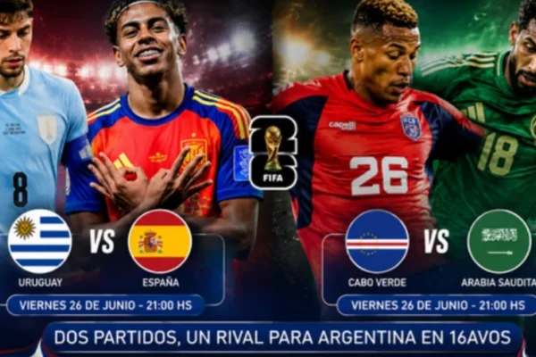 El rival de Argentina se define hoy: los dos partidos que pueden cambiar el cruce de 16avos del Mundial 2026