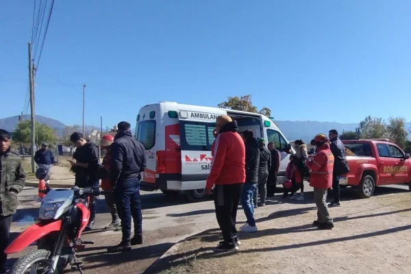 Cuatro heridos tras un siniestro vial en la capital