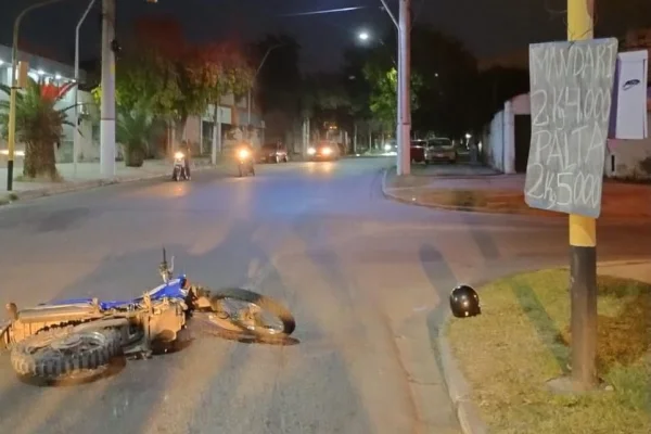 Siniestro vial en la Capital dejó dos heridos