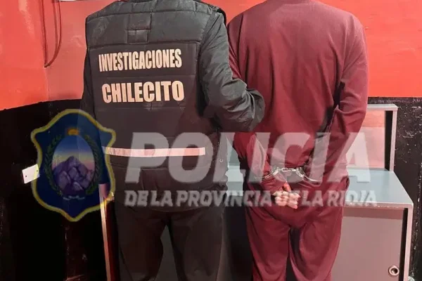 Un allanamiento permitió detener a un joven acusado de un hecho de hurto en Chilecito