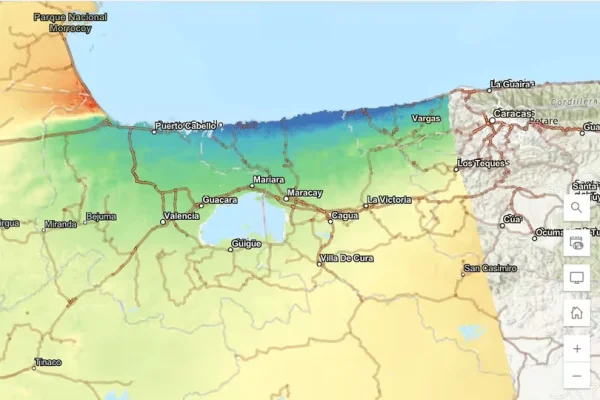 La NASA mostró cómo los terremotos desplazaron la superficie terrestre en Venezuela