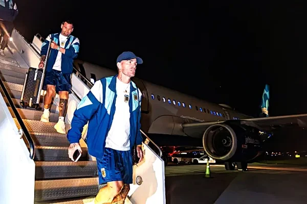 La Selección argentina llegó a Miami para el duelo ante Cabo Verde