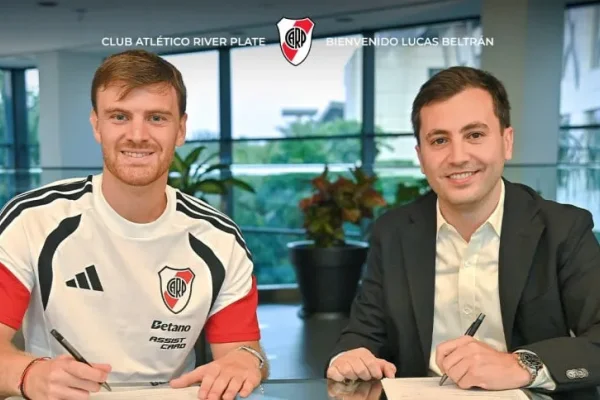 El triple anuncio de River: presentó a Lucas Beltrán, Mauro Arambarri y Giovanni González