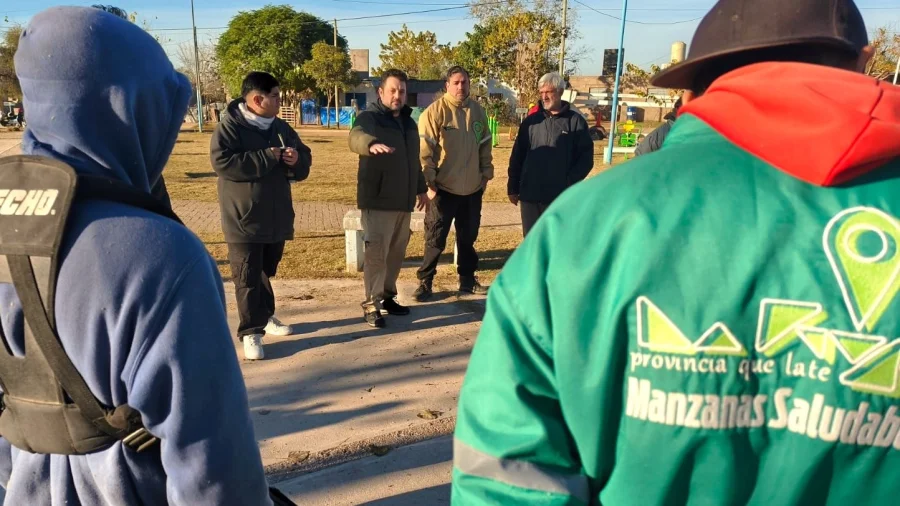 Acciones. Realizaron tareas de limpieza, desmalezado y acondicionamiento.