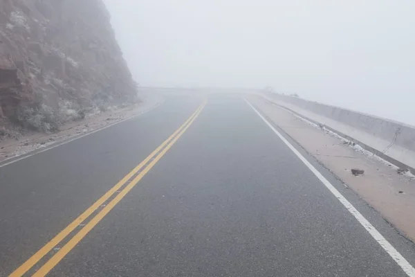 Se mantiene el corte total en la Ruta Nacional 40 por las condiciones extremas en la Cuesta de Miranda