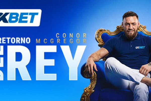 El rey ha vuelto: Conor McGregor es nuevo embajador global de 1xBet