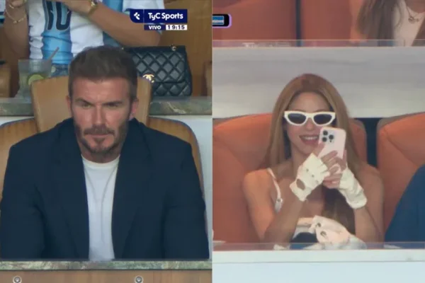 De Beckham a Shakira: los famosos que dijeron presente para alentar a la Selección argentina