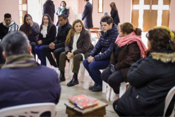 La vicegobernadora cumplió una agenda con instituciones sociales