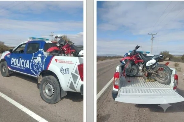 Recuperan una motocicleta que había sido denunciada como robada