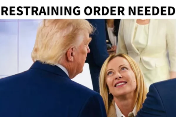 Trump se burla de Meloni y pide una “perimetral