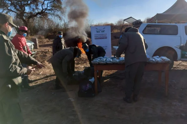 La Justicia Federal incineró más de 75 kilos de droga secuestrada en la provincia