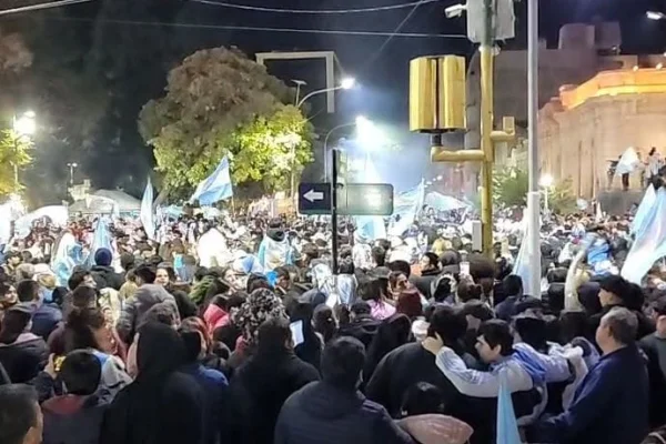 La Rioja estalló de festejos tras la clasificación de Argentina a semifinales