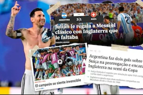 La reacción de los medios del mundo tras el pasaje de Argentina a la semifinal del Mundial