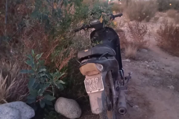 La Policía recuperó una motocicleta que había sido robada horas antes