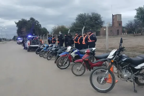 Retienen casi medio centenar de motocicletas en intensos controles de fin de semana