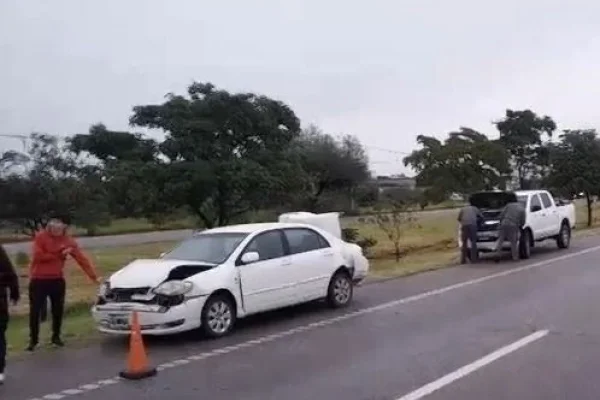 Tres heridos tras un choque en cadena en la zona sur