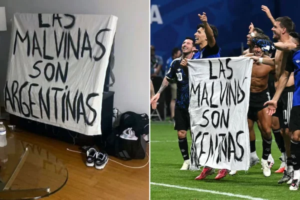 El testimonio del autor de la bandera de Malvinas y la historia de cómo la ingresó a la cancha