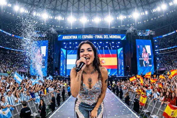 María Becerra será la encargada de cantar el himno en la final