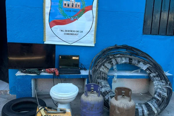 Operativo policial permitió recuperar un gran número de elementos robados