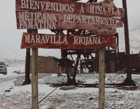 La nieve cubrió las sierras y dejó una postal invernal única