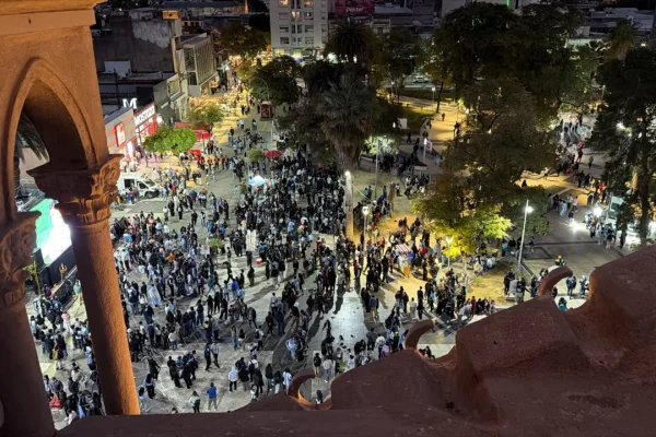 Destacan el operativo de prevención en Plaza 25 de Mayo tras la convocatoria por la final del Mundial