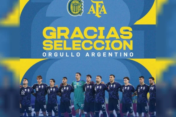 Rosario Central borró a Messi en un posteo para la Selección y fue destrozado en las redes