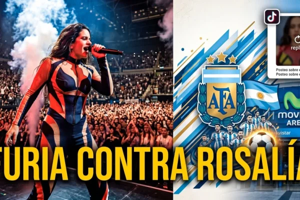 Crece el repudio a Rosalía: fanáticos venden sus entradas tras su polémico posteo sobre la Selección
