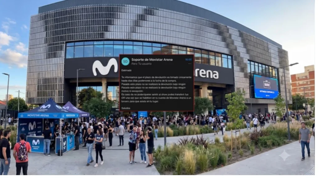 Esc&aacute;ndalo por Rosal&iacute;a: denuncian que Movistar Arena no devuelve las entradas y crecen los reclamos