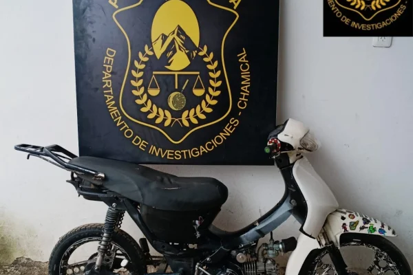 La Policía recuperó una motocicleta robada tras un operativo de seguimiento por cámaras
