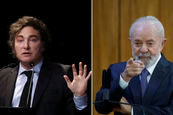 Milei ya está en Brasil para apoyar la candidatura de Flávio Bolsonaro y tensiona con Lula