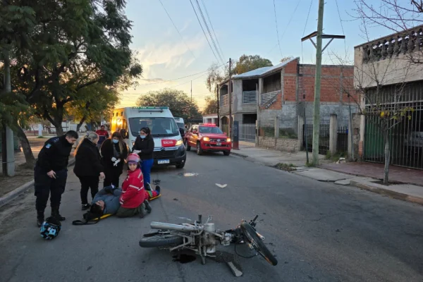 Un hombre sufrió heridas de consideración tras un fuerte accidente
