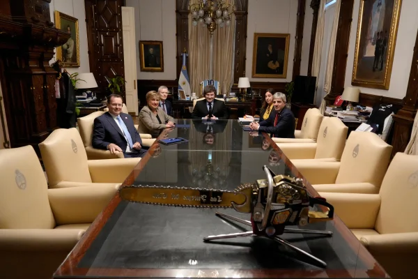 Javier Milei recibió a Kristalina Georgieva en Casa Rosada